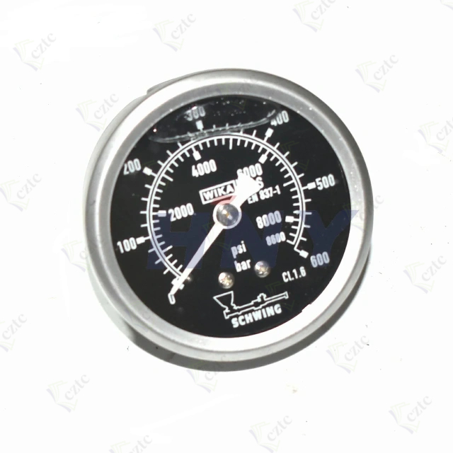 10010331 Pressure Gauge 0-600 Bar For Schwing Concrete Pump BPL 900